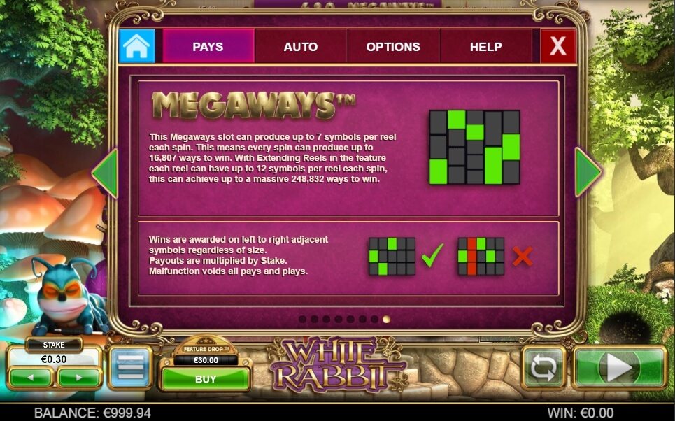 white rabbit slot machine detail image 7