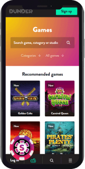 Dunder Casino Mobile