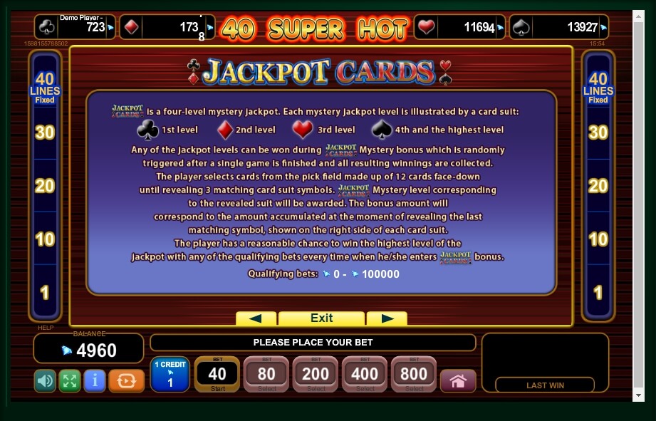 40 super hot slot machine detail image 2