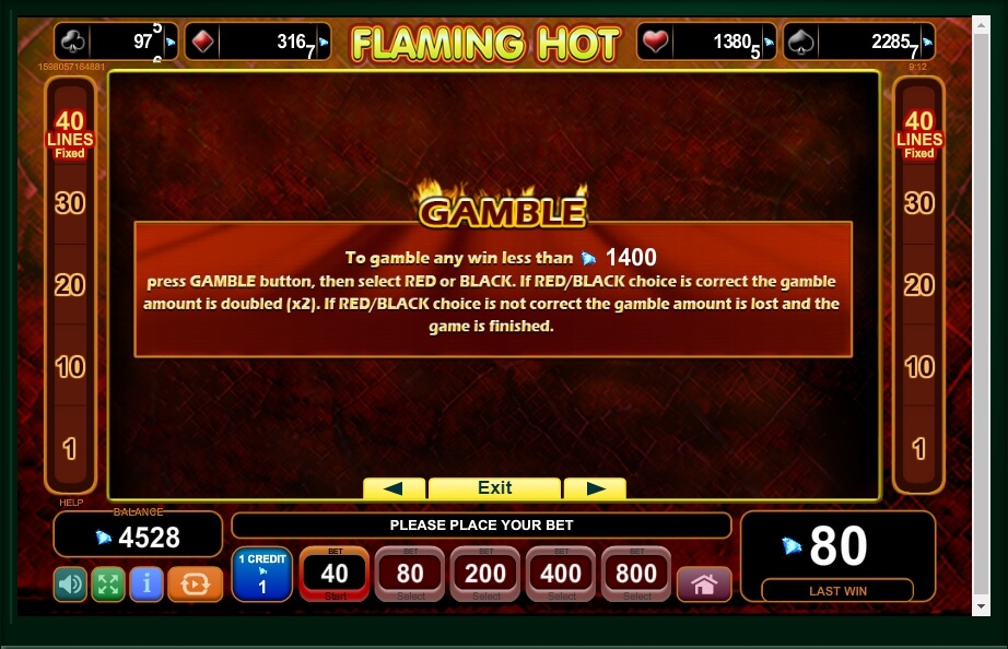 flaming hot slot machine detail image 1