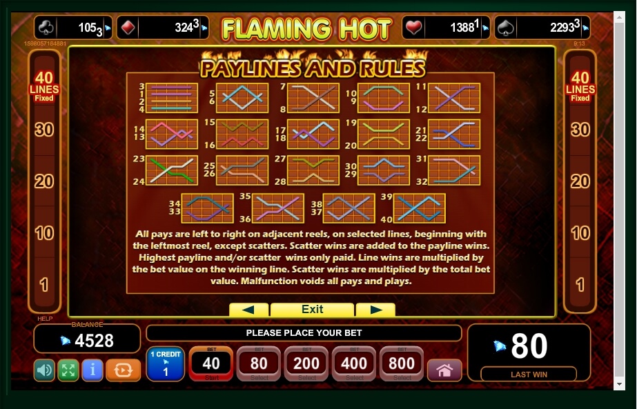 flaming hot игровой автомат