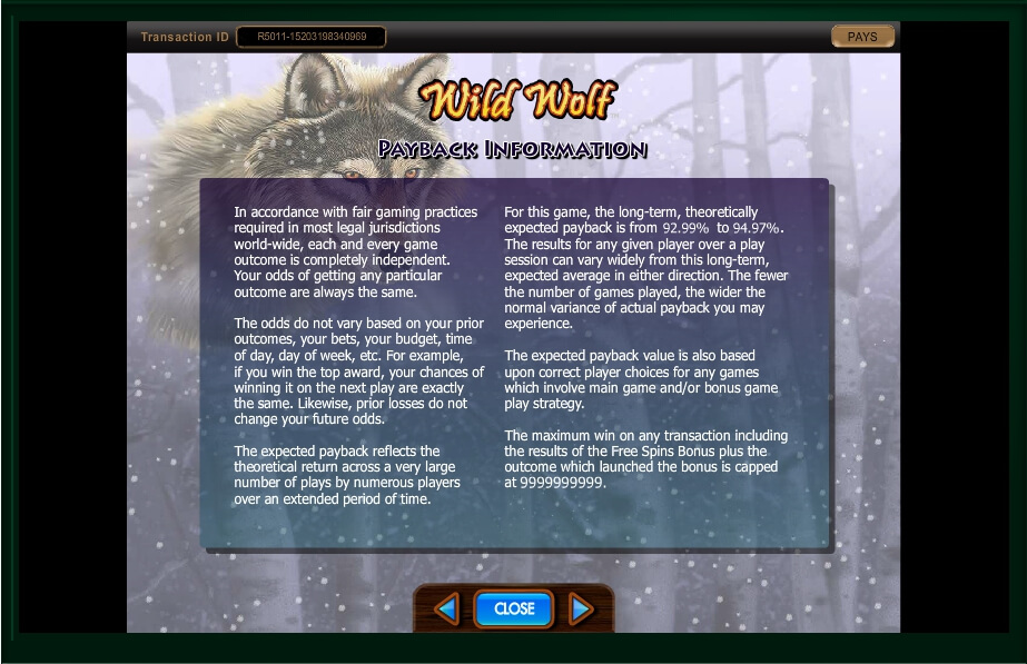 wild wolf slot machine detail image 3