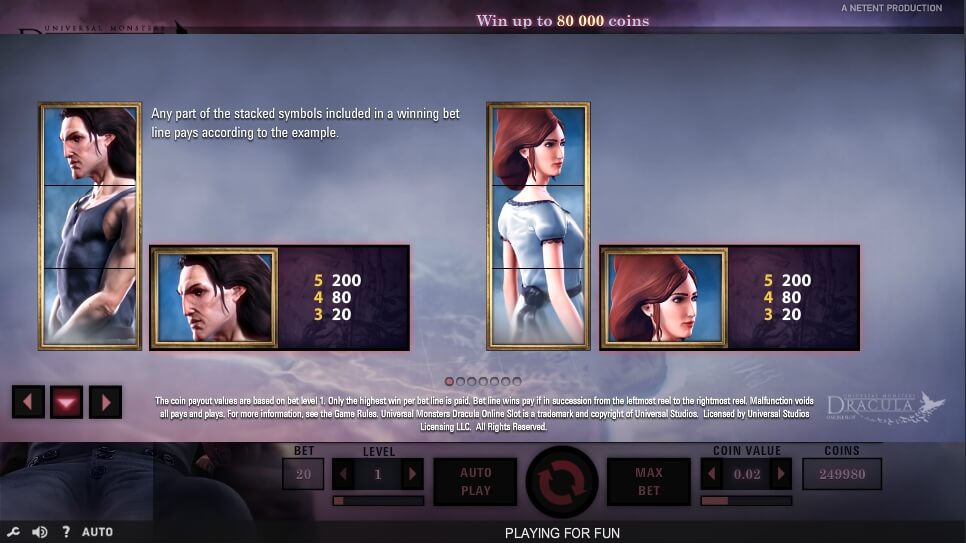 dracula slot machine detail image 0