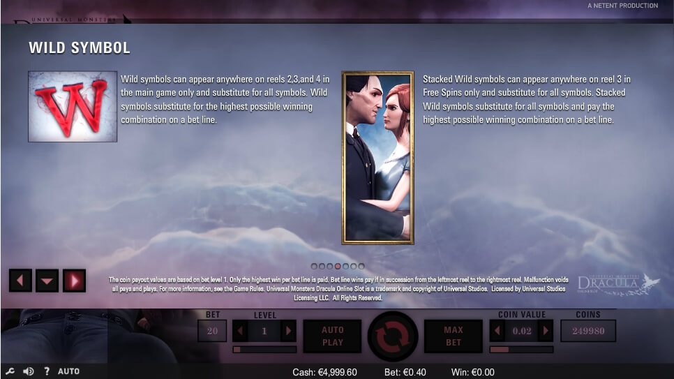 dracula slot machine detail image 3