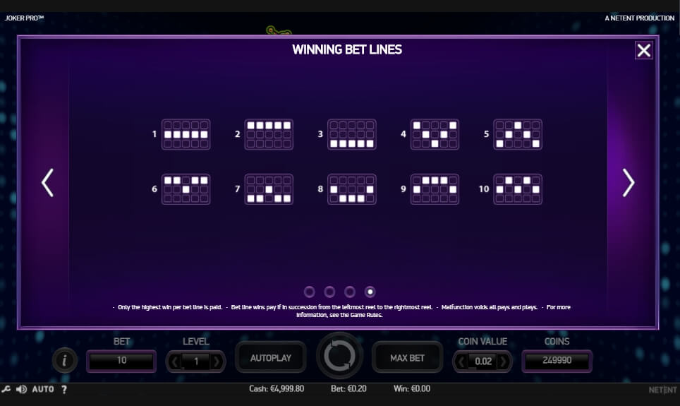 joker pro slot machine detail image 3