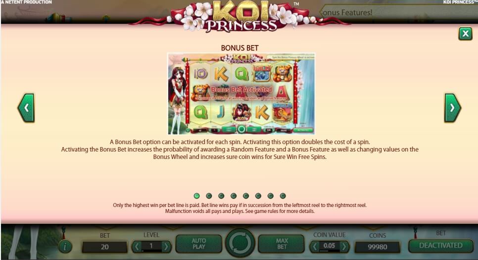koi princess slot machine detail image 0