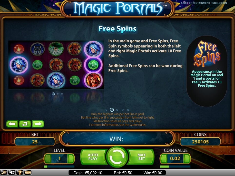 magic portals slot machine detail image 1