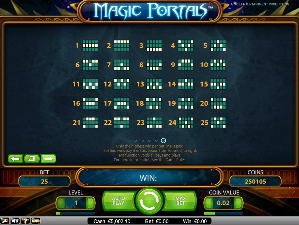magic portals slot machine detail image 4