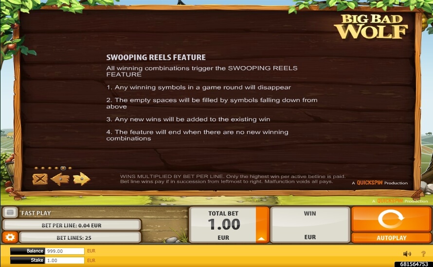 big bad wolf slot machine detail image 4
