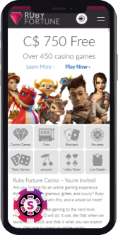 Ruby Fortune Casino Mobile