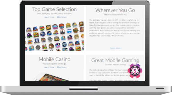 Ruby Fortune Casino Pelit