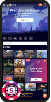 cosmicslot casino mobile